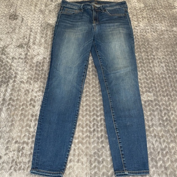 KUT from the Kloth High Rise Toothpick Skinny Women's Blue Jeans.  Size 8. - Picture 8 of 14